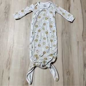 Copper Pearl Knotted Gown in Cookies &‎ Milk